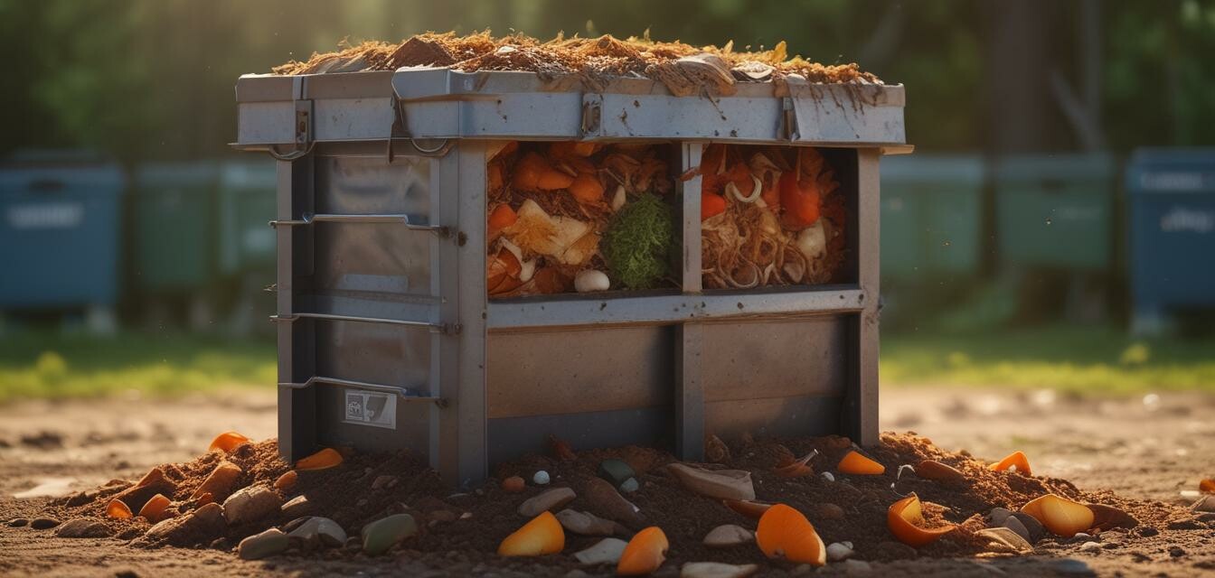 Bokashi composting bin example