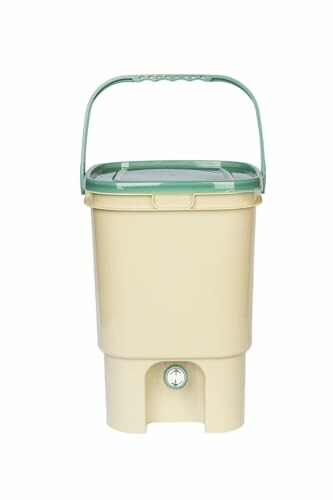 Compost bin with handle and spout