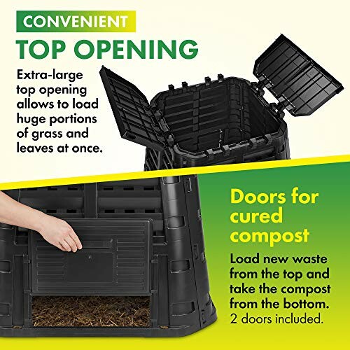 D.F. Omer Garden Composter Bin