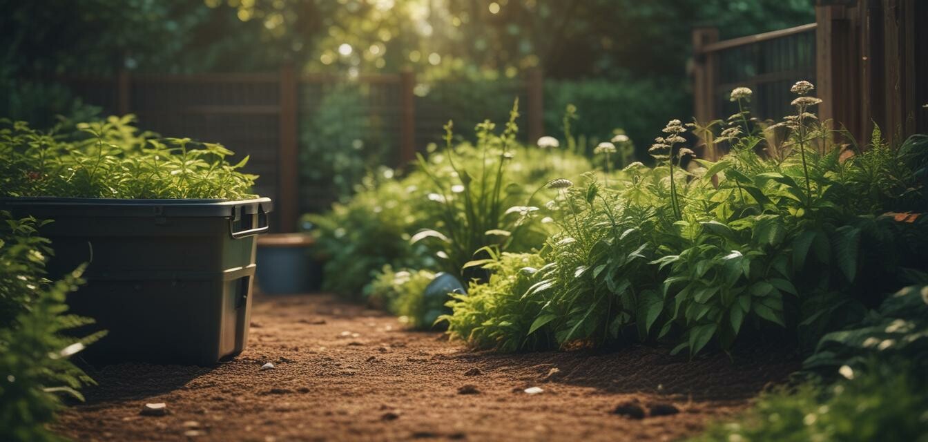 Compost in Garden