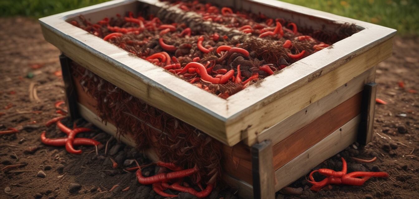 Vermicomposting bin example